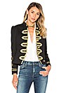 view 1 of 5 Condesa Barbanegra Jacket in Black & Gold