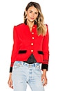 view 2 of 6 Condesa Color Jacket in Red & Black