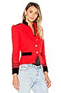 view 3 of 6 Condesa Color Jacket in Red & Black