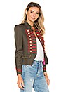view 2 of 5 CHAQUETA CONDESA BEATLE in Green & Red