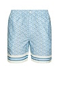 view 1 of 6 Monogram Short in Overview & Limestone