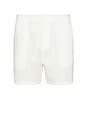 view 1 of 5 Waffle Monochrome Elasticated Textured Shorts in Flour