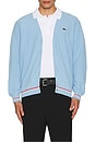 view 4 of 5 Relaxed Fit Stripe Accent Cardigan in Overview & Grenadine