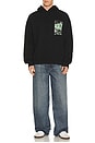 view 3 of 4 Loose Fit Hoodie in Black