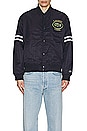 view 5 of 5 Croc Bomber Jacket in Abimes