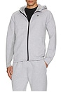 view 4 of 5 Sport Breathable Track Jacket in Silver Chine