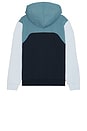 view 2 of 5 Classic Fit Colorblock Track Jacket in Navy Blue & Limestone