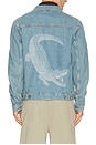 view 1 of 5 Croc Jean Jacket in Washed Bleach
