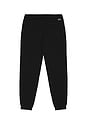 view 2 of 6 Tapered Fit Sweatpants in Black