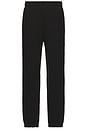view 2 of 6 Relaxed Fit Sweatpant in Black