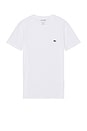 view 1 of 5 Crew Neck Pima Cotton Jersey T-Shirt in White