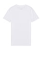 view 2 of 5 Crew Neck Pima Cotton Jersey T-Shirt in White