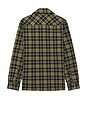 view 2 of 4 Oversize Flannel Shirt in Khaki & Multi