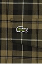 view 3 of 4 Oversize Flannel Shirt in Khaki & Multi
