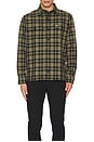 view 4 of 4 Oversize Flannel Shirt in Khaki & Multi