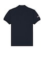 view 2 of 5 Classic Fit Mesh Insert Polo in Navy Blue