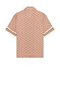 view 2 of 5 Monogram Shirt in Latte & Iberis
