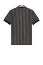 view 4 of 5 Monogram Polo in Black & Graphite