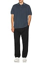 view 5 of 5 Classic Fit Washed Effect Polo Shirt in Blue