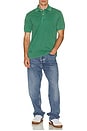 view 5 of 5 Classic Fit Washed Effect Polo Shirt in Green