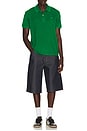 view 3 of 5 Runway Classic Fit Silk Pique Polo Shirt in Roquette