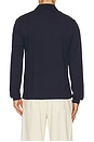 view 2 of 5 Classic Fit Long Sleeve Polo in Navy Blue