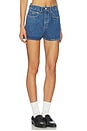view 2 of 6 SHORT EN JEAN in Medium Blue