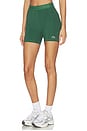 view 3 of 6 Fitness & Training Biker Shorts in Green