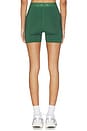 view 4 of 6 Fitness & Training Biker Shorts in Green