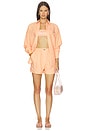 view 4 of 5 Oversized Fit Toile Shirt in Miami & Blossom