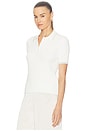 view 2 of 5 Torsades Polo Top in Ivory