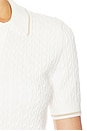 view 5 of 5 Torsades Polo Top in Ivory