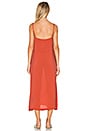view 3 of 3 Alma Slip Dress in Blood Orange