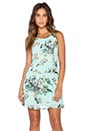 view 1 of 4 Fresh Floral Dress in Turquoise
