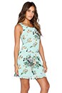 view 2 of 4 Fresh Floral Dress in Turquoise