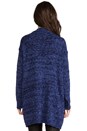 view 3 of 5 Animal Instinct Cardigan in Denim & Navy