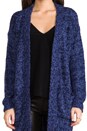 view 4 of 5 Animal Instinct Cardigan in Denim & Navy