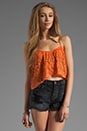 view 1 of 4 Aztec Cami in Tangerine