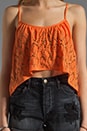 view 3 of 4 Aztec Cami in Tangerine