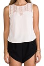 view 5 of 6 Intermix Top in Soft Blush