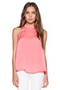 view 1 of 3 CAMISOLA LACE BACK CAMI in Lipstick