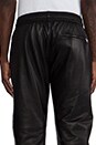 view 5 of 6 Leather Zip Pant in Black