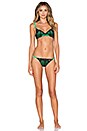 view 3 of 3 Brigit Thong in Green & Black