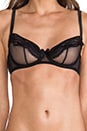 view 4 of 4 SUJETADOR MALLA BELISA DEMI in Black