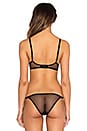 view 3 of 4 Kaity Non Pad Balcony Bra in Black & Pink