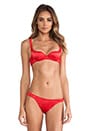 view 1 of 4 Danita Padded Demi Bra in Red