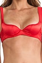 view 4 of 4 Danita Padded Demi Bra in Red