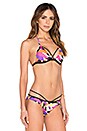view 2 of 4 Avril Bikini Top in Multi & Print