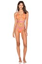 view 4 of 4 Eleena Bikini Top in Neon Melon & Pink