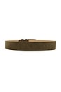 view 2 of 3 CEINTURE CEBO in Olive Suede